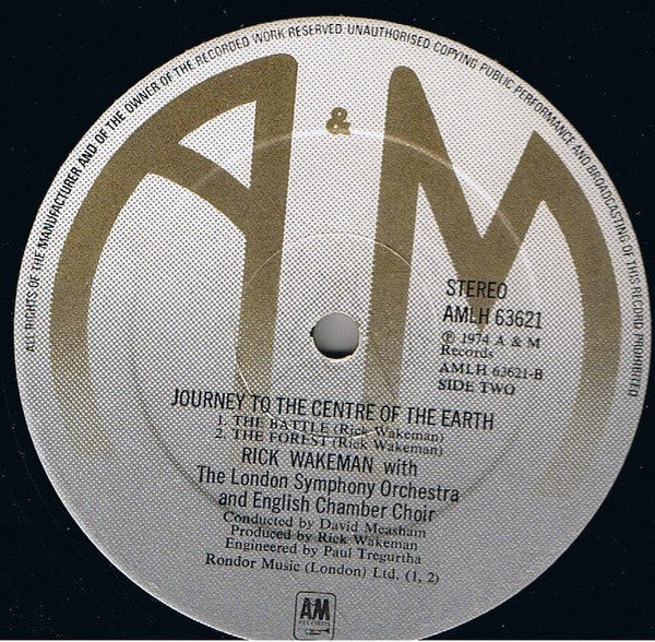 Journey To The Centre Of The Earth | Very Good Plus (VG+) Very Good (VG) - ROCK / USED *VERY GOOD+*