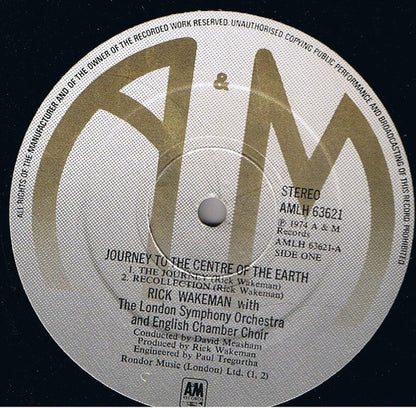 Journey To The Centre Of The Earth | Very Good Plus (VG+) Very Good (VG) - ROCK / USED *VERY GOOD+*