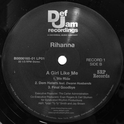 Rihanna A Girl Like Me Def Jam Recordings, SRP Records 2xLP, Album Mint (M) Mint (M)