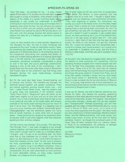 On Dry Land | Mint (M) Mint (M) - EXPERIMENTAL