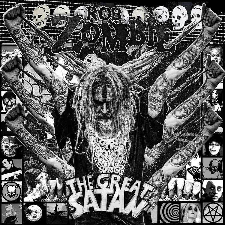Rob Zombie - The Great Satan (Indie Exclusive) [Black And White Marbled Vinyl] |
