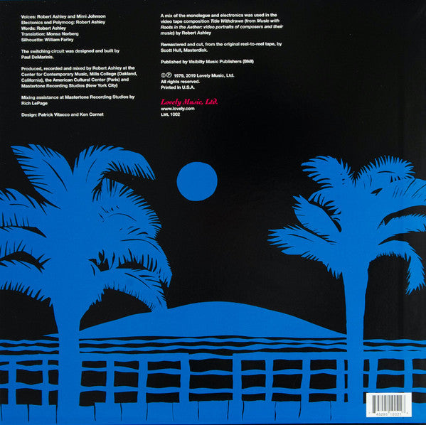 Robert Ashley Automatic Writing Lovely Music, Ltd. LP, Album, RE, RM Mint (M) Mint (M)