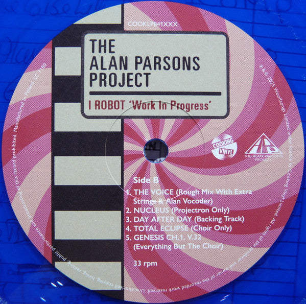 I Robot “Work In Progress” 2025 RSD | Mint (M) Mint (M) - ROCK *BLUE/RSD/SEALED*