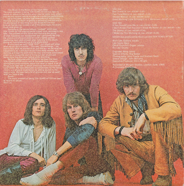 Ten Years After - Ssssh. (VINYL LP) | Excellent+ (EX+) Very Good Plus (VG+) - ROCK/BLUES / USED *EXCELLENT+*