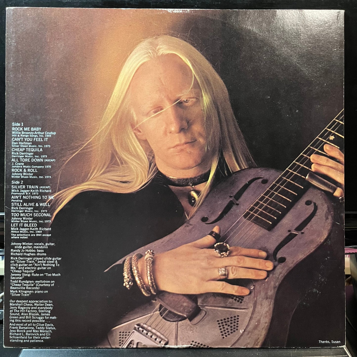 Johnny Winter - Still Alive And Well (VINYL LP COLUMBIA KC 32188 1973) | Excellent+ (EX+) Very Good (VG) - ROCK/BLUES / USED *EXCELLENT+*