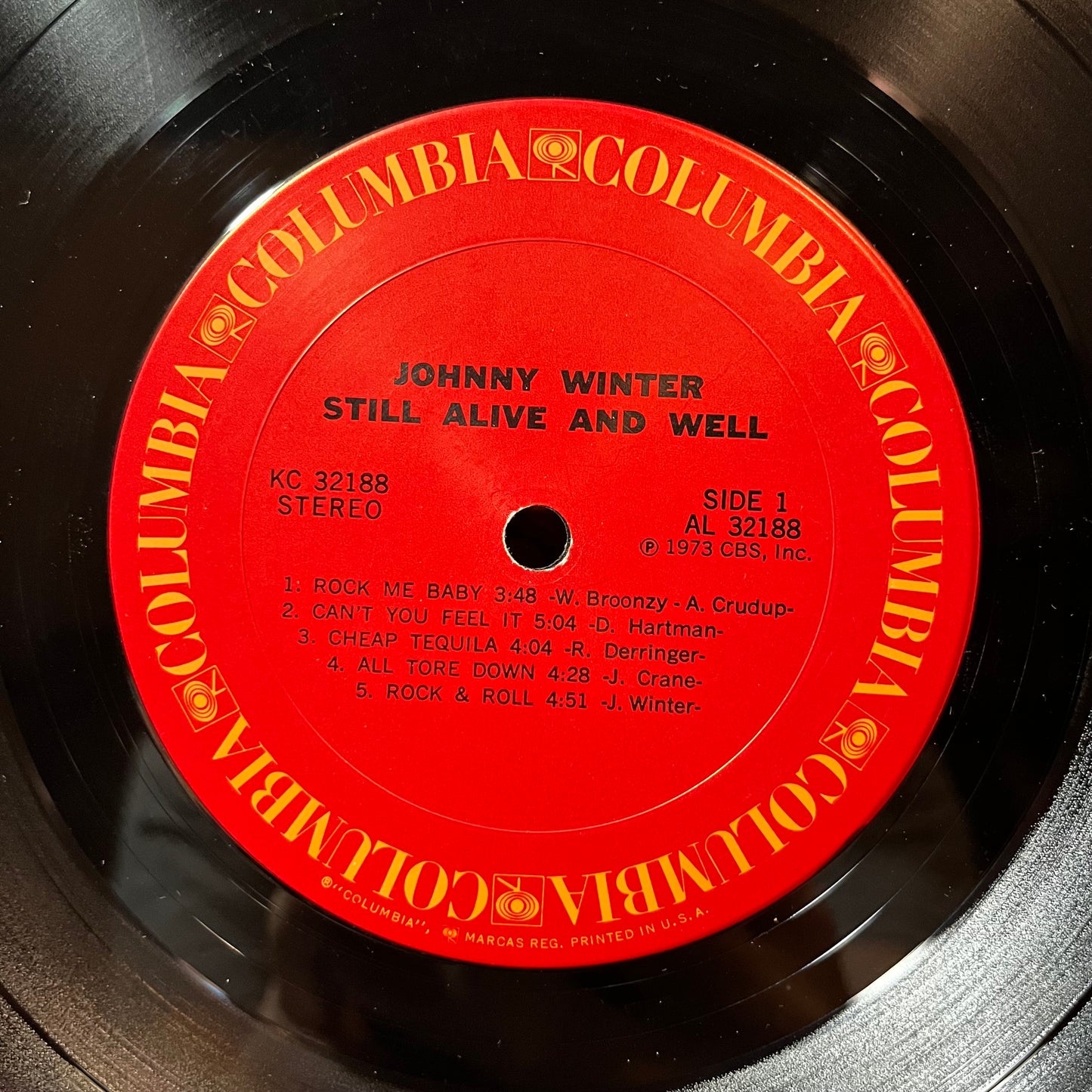 Johnny Winter - Still Alive And Well (VINYL LP COLUMBIA KC 32188 1973) | Excellent+ (EX+) Very Good (VG) - ROCK/BLUES / USED *EXCELLENT+*