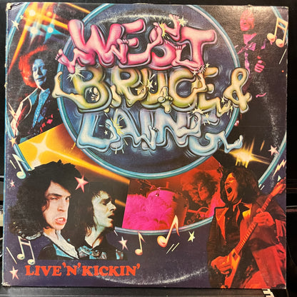 West, Bruce & Laing - Live 'N' Kickin' (VINYL LP WINDFALL KC 32899 1974) | USED - ROCK/BLUES / USED *NEAR MINT*
