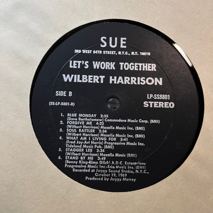 Wilbert Harrison - Let's Work Together (VINYL LP SUE RECORDS INC. LP-SS8801 1969) | USED - ROCK/BLUES / USED *NEAR MINT*