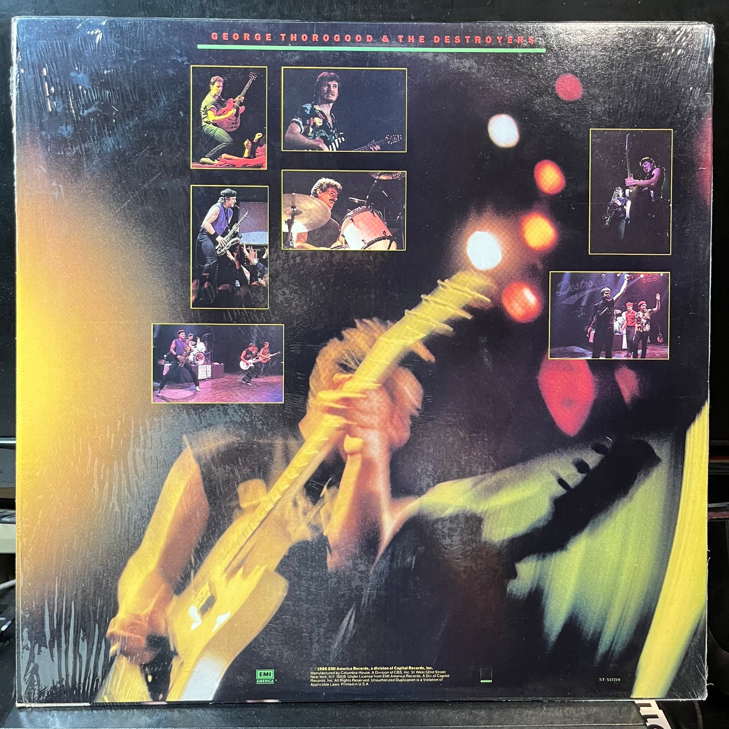 George Thorogood & The Destroyers - Live (VINYL LP ROUNDER ST-17214 1986) | USED Near Mint (NM or M-) Near Mint (NM) - ROCK/BLUES / USED *NEAR MINT*