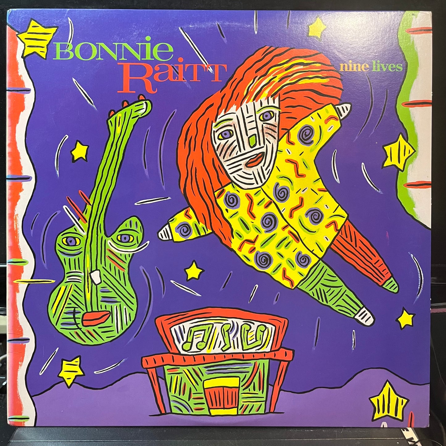 Bonnie Raitt - Nine Lives (VINYL LP WARNER BROS. 9 W1-25486 1986) | Near Mint (NM or M-) Near Mint- (NM-) - ROCK/BLUES / USED *NEAR MINT*