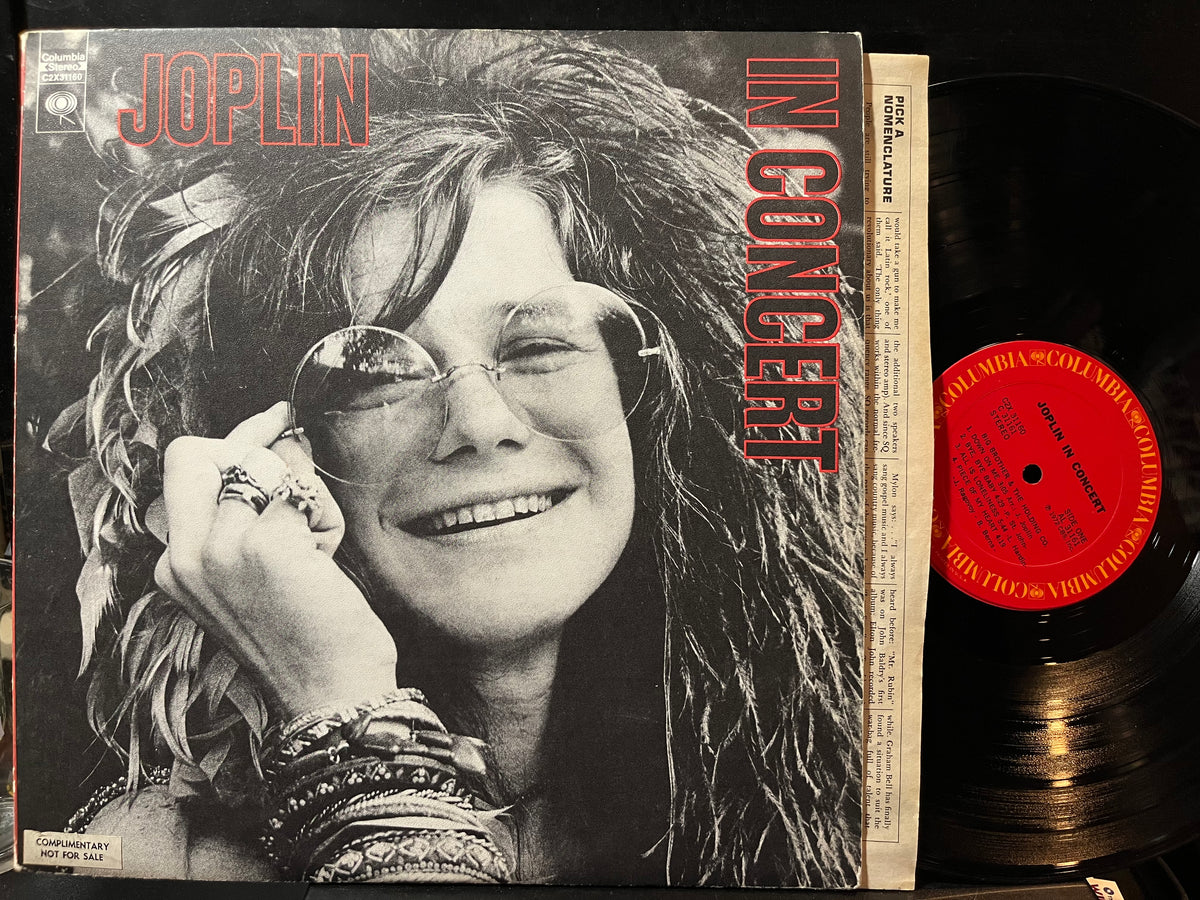 Janis Joplin - In Concert (VINYL 2xLP*PROMO*) | USED Near Mint (NM or M-) Excellent (EX) - ROCK/BLUES / USED *NEAR MINT*