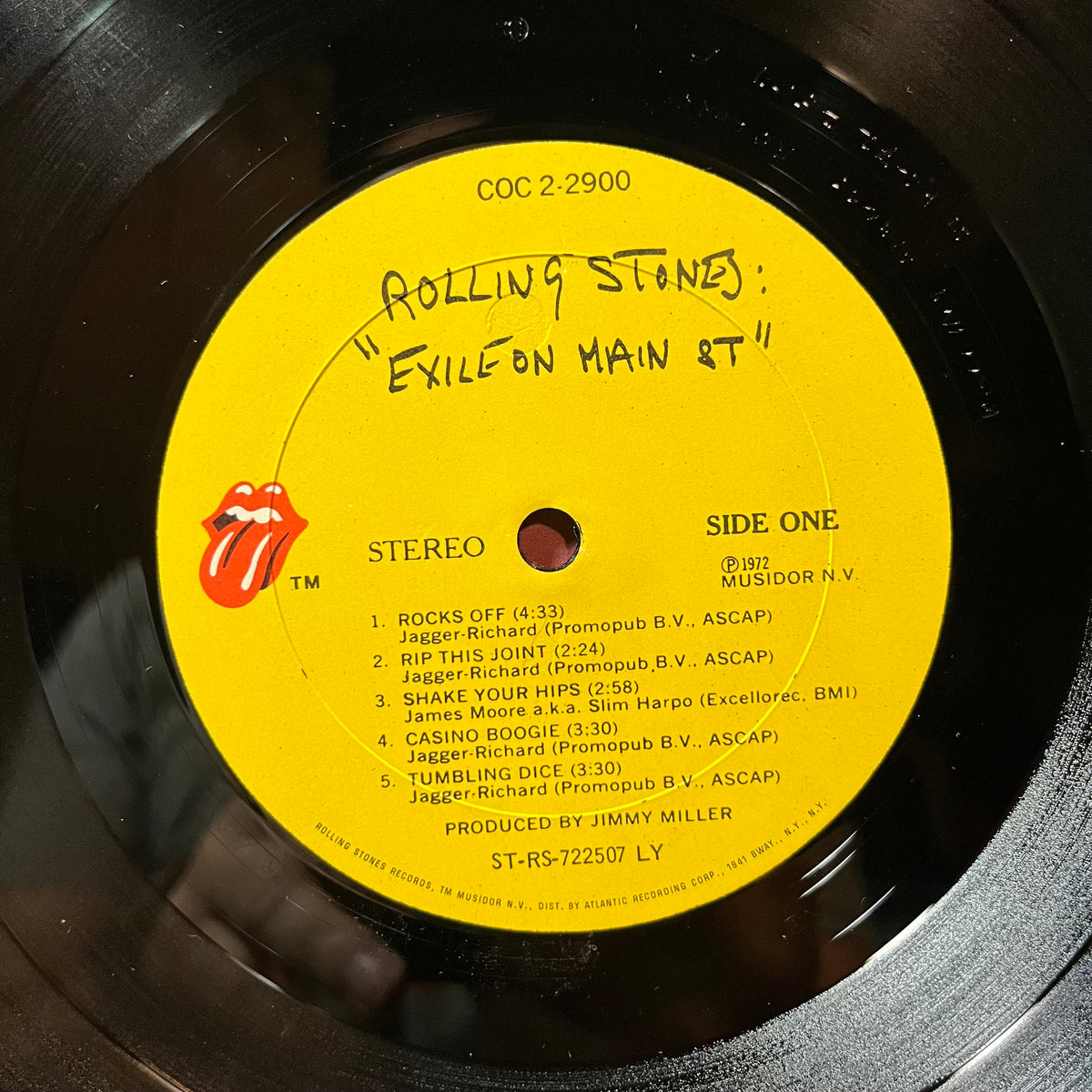 The Rolling Stones - Exile On Main St. (VINYL 2xLP ROLLING STONES COC-2-2900 1972) | Excellent+ (EX+) Very Good Plus (VG+) - ROCK/CLASSIC / USED *EXCELLENT+*