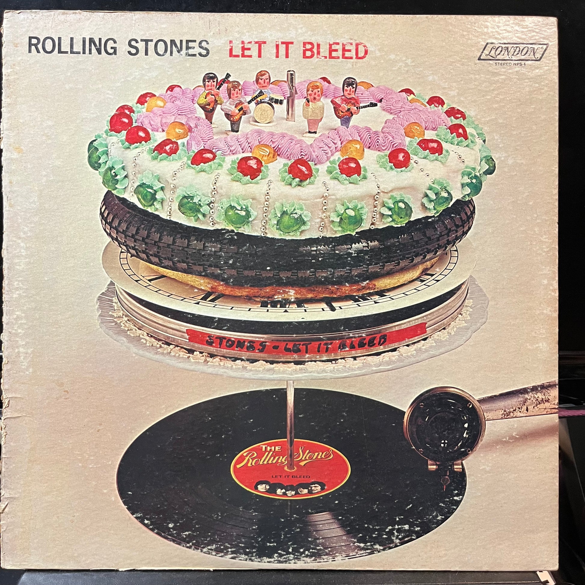 Rolling Stones - Let It Bleed (VINYL LP LONDON NPS - 4 1969) | Excellent (EX) Very Good (VG) - ROCK/CLASSIC / USED *EXCELLENT*