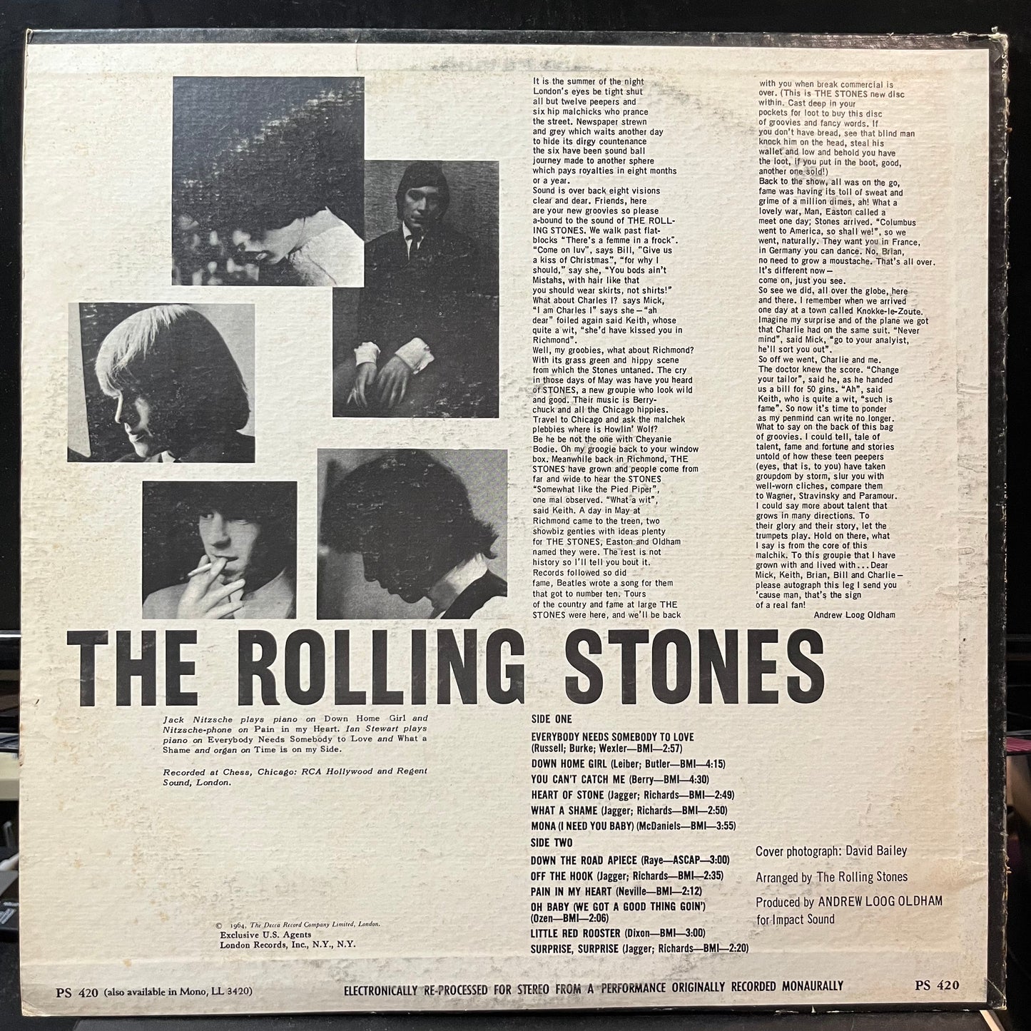 The Rolling Stones - The Rolling Stones, Now! (VINYL LP LONDON PS 420 1969) | Near Mint- (NM-) Very Good Plus (VG+) - ROCK/CLASSIC / USED *NEAR MINT-*
