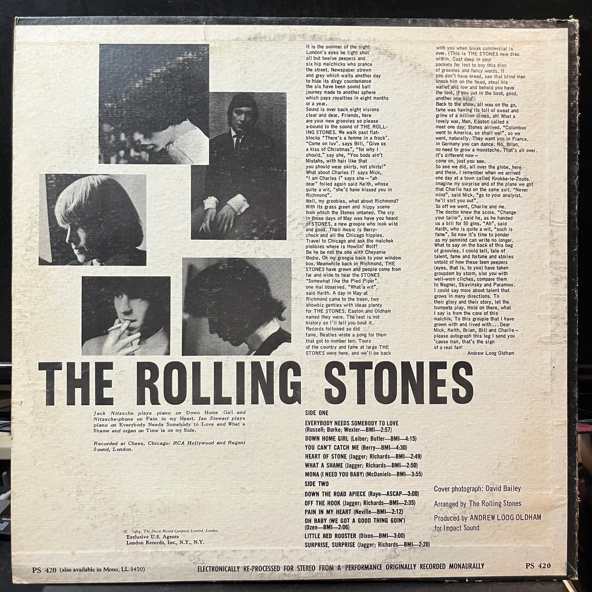 The Rolling Stones - The Rolling Stones, Now! (VINYL LP LONDON PS 420 1969) | Near Mint- (NM-) Very Good Plus (VG+) - ROCK/CLASSIC / USED *NEAR MINT-*