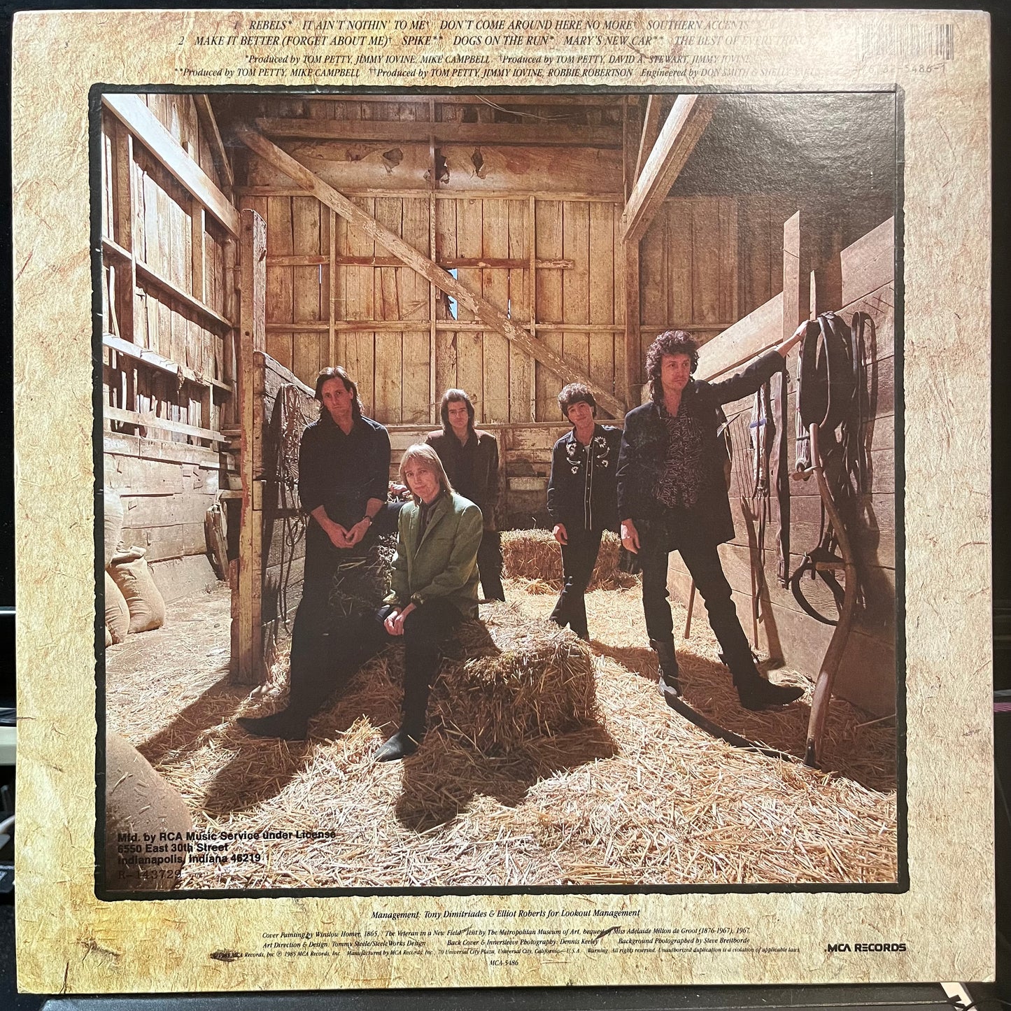 Tom Petty And The Heartbreakers - Southern Accents (VINYL LP MCA MCA 5486 1985) | Near Mint (NM or M-) Near Mint- (NM-) - ROCK/CLASSIC / USED *NEAR MINT*