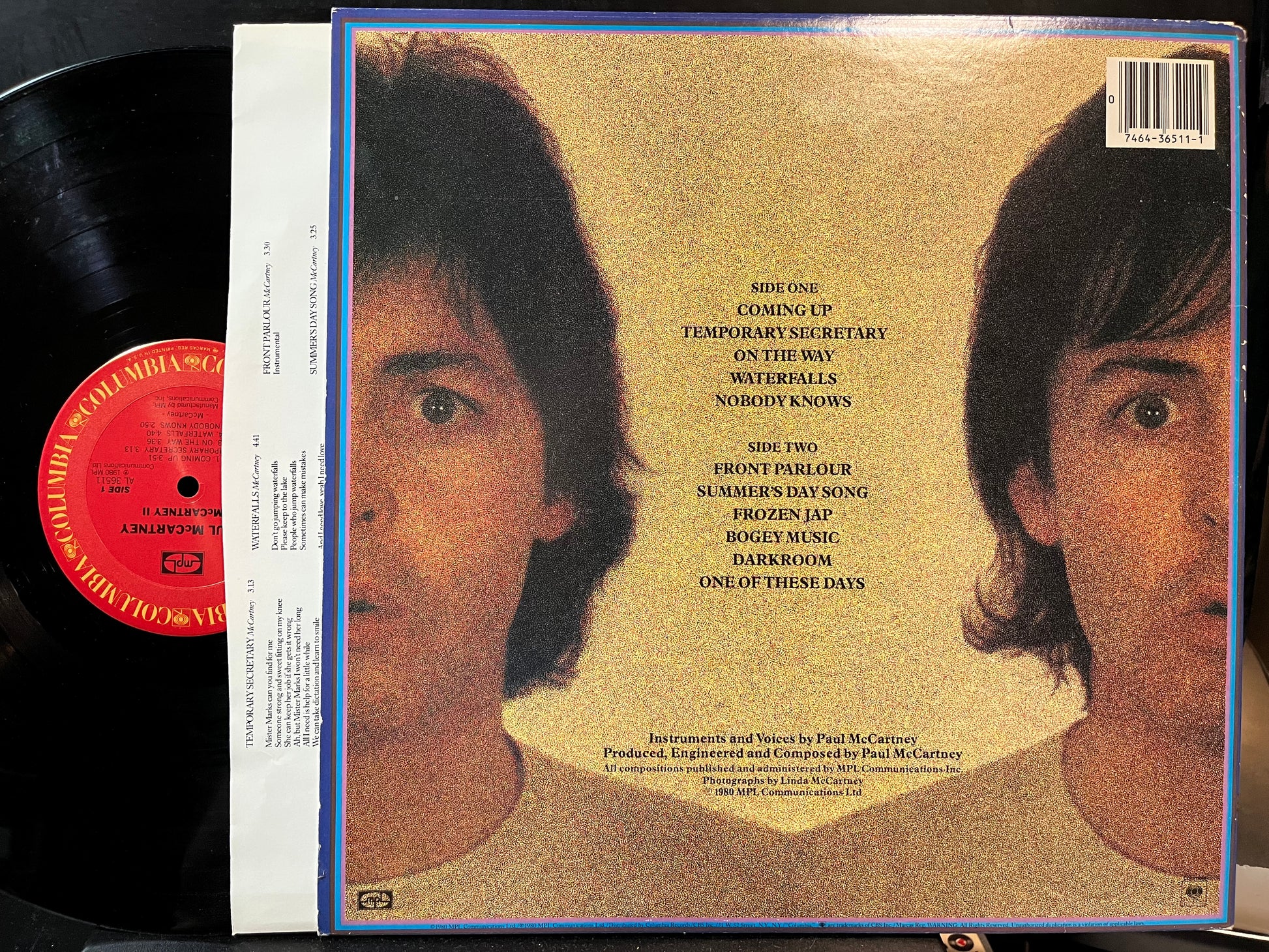 Paul McCartney - McCartney II (VINYL LP MPL FC 36511) | USED Near Mint (NM or M-) Near Mint (NM) - ROCK/CLASSIC / USED *NEAR MINT*