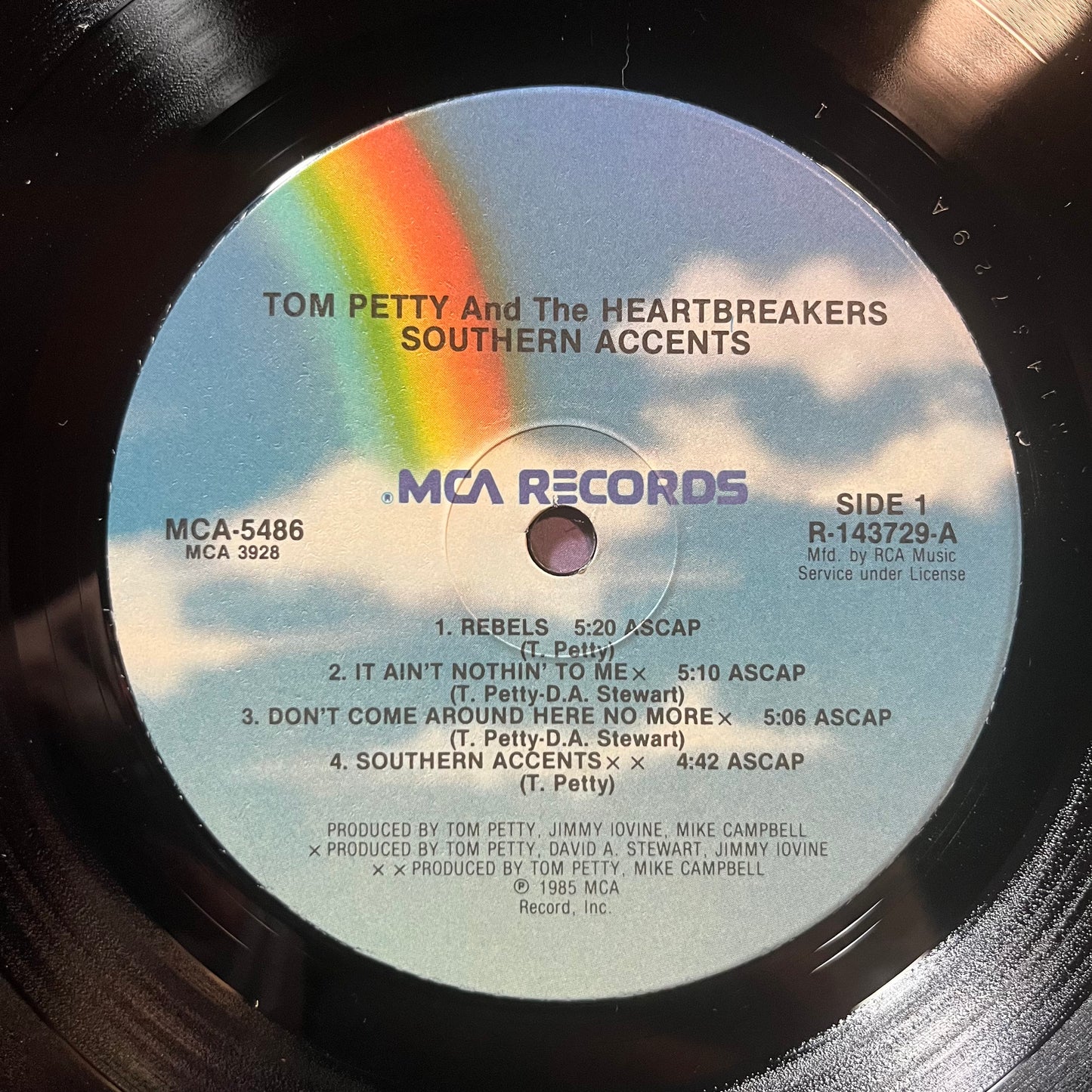 Tom Petty And The Heartbreakers - Southern Accents (VINYL LP MCA MCA 5486 1985) | Near Mint (NM or M-) Near Mint- (NM-) - ROCK/CLASSIC / USED *NEAR MINT*