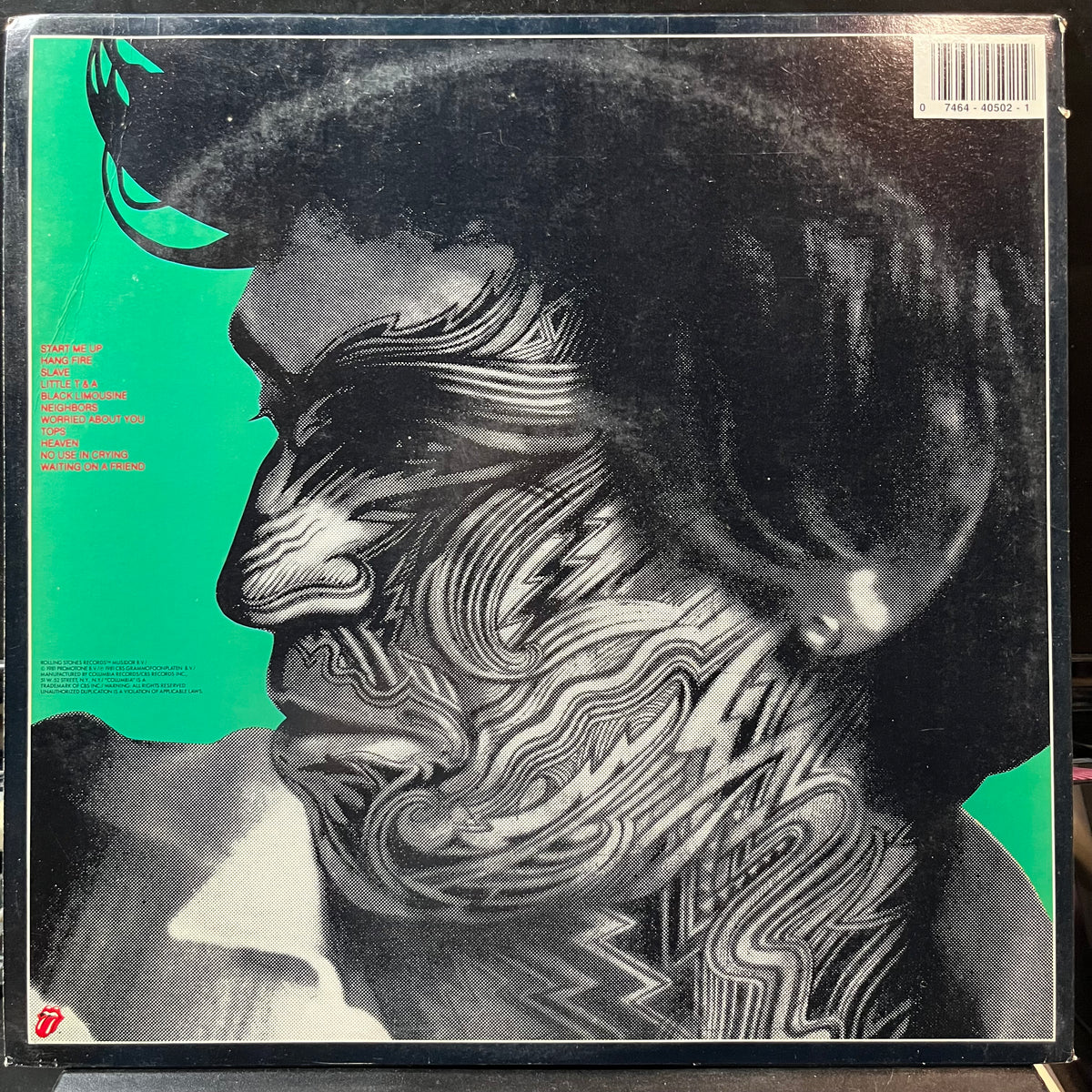 The Rolling Stones - Tattoo You (VINYL LP ROLLING STONES FC 40502 1986) | Near Mint (NM or M-) Near Mint (NM) - ROCK/CLASSIC / USED *NEAR MINT*