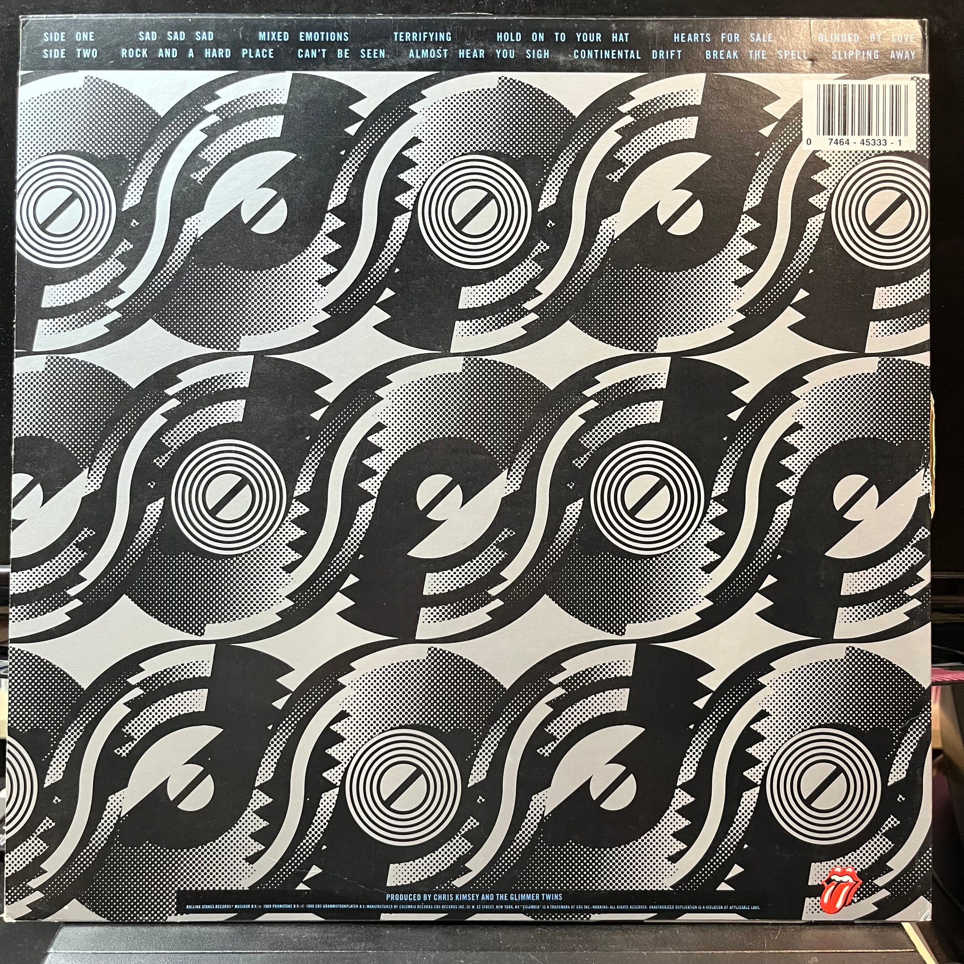 The Rolling Stones - Steel Wheels (VINYL LP ROLLING STONES OC 45333 1989) | Near Mint (NM or M-) Near Mint (NM) - ROCK/CLASSIC / USED *NEAR MINT*