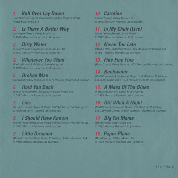 Status Quo - The Essential Status Quo - Volume Two (CD) | Near Mint (NM) Near Mint (NM) - ROCK/CLASSIC / USED *NEAR MINT*