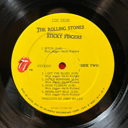The Rolling Stones - Sticky Fingers (VINYL LP ROLLING STONES COC 59100 1971) | Very Good Plus (VG+) Very Good Plus (VG+) - ROCK/CLASSIC / USED *VERY GOOD+*