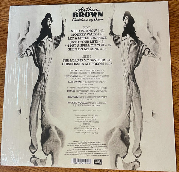 Arthur Brown - Chisholm In My Bosom | Mint (M) Mint (M) - ROCK *COLOR*