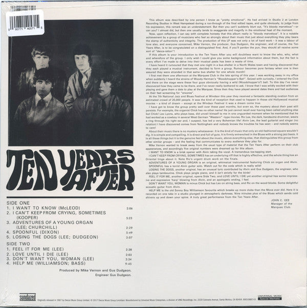 Ten Years After | Mint (M) Mint (M) - ROCK *COLOR*