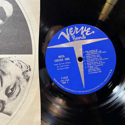 Nico - Chelsea Girl (VINYL LP VERVE V-5032 1967) | Near Mint- (NM-) Very Good (VG) - ROCK/FOLK / USED *NEAR MINT-*