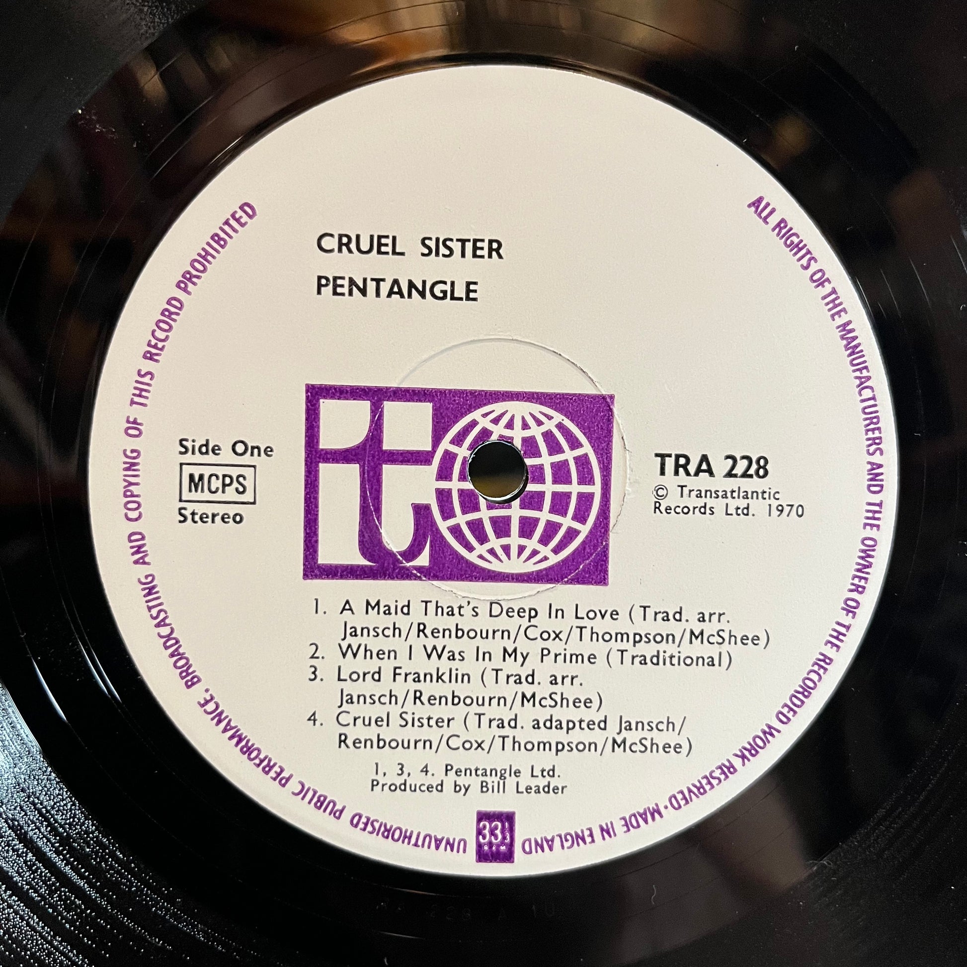 Cruel Sister (UK VINYL) | Near Mint- (NM-) Excellent+ (EX+) - ROCK/FOLK / USED *NEAR MINT-*