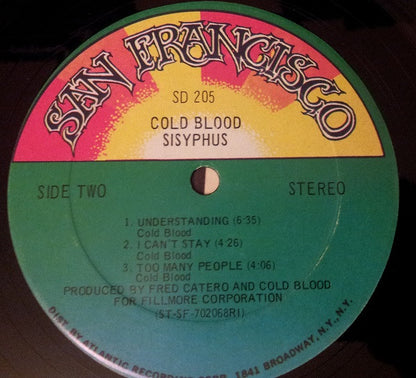 Cold Blood - Sisyphus *PHILIPS - RI* | Very Good (VG) Good Plus (G+) - ROCK/FUNK / USED *VERY GOOD*