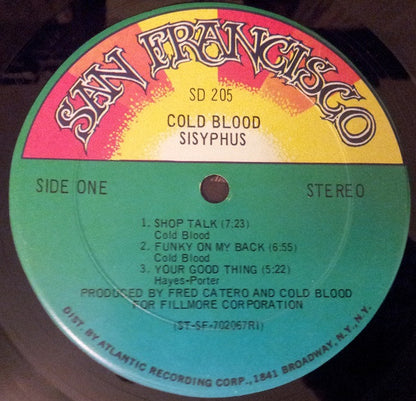Cold Blood - Sisyphus *PHILIPS - RI* | Very Good (VG) Good Plus (G+) - ROCK/FUNK / USED *VERY GOOD*