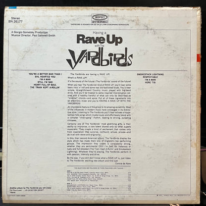 The Yardbirds - Having A Rave Up With The Yardbirds (VINYL LP EPIC BN 26177 1965) | Near Mint (NM or M-) Very Good (VG) - ROCK/GARAGE / USED *NEAR MINT*