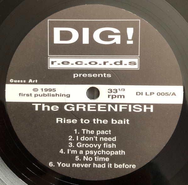 Greenfish - Rise To The Bait (VINYL LP) | Near Mint (NM or M-) Very Good Plus Plus (VG++) - ROCK/GARAGE / USED *NEAR MINT*