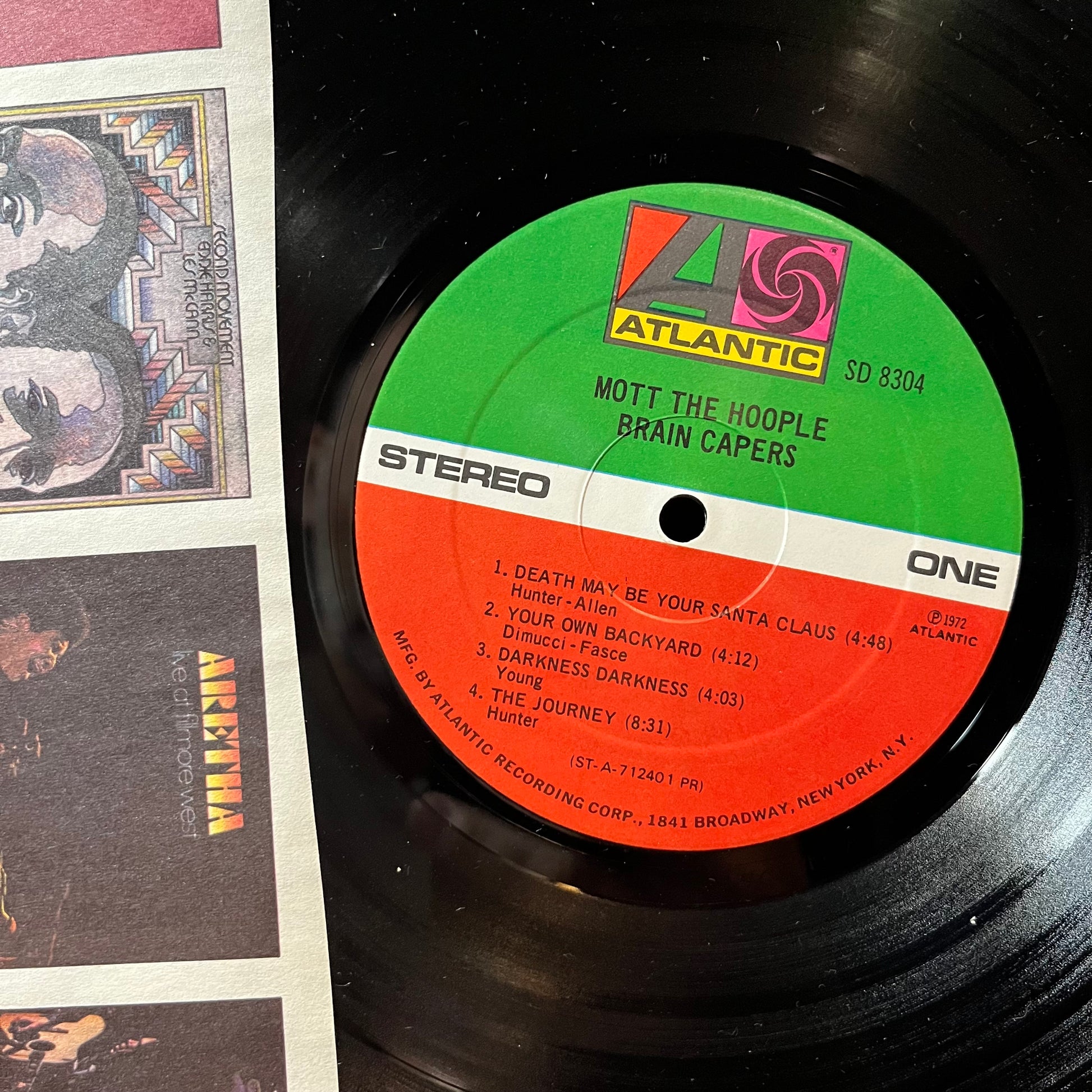 Mott The Hoople - Brain Capers (VINYL LP ATLANTIC SD 8304 1972) | Near Mint- (NM-) Very Good (VG) - ROCK/HARD / USED *NEAR MINT-*