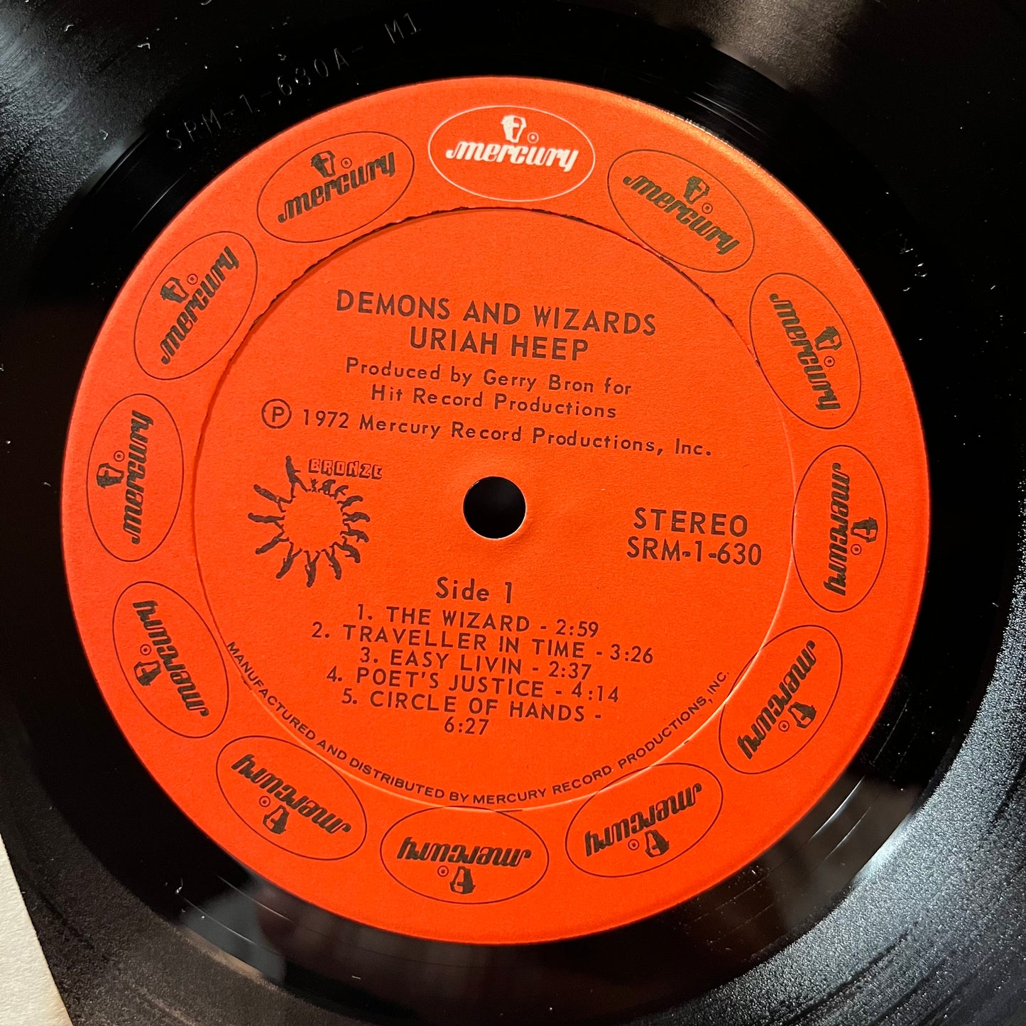 Uriah Heep - Demons And Wizards (VINYL LP BRONZE SRM 1 630 1972) | Near Mint (NM or M-) Very Good Plus Plus (VG++) - ROCK/HARD / USED *NEAR MINT*