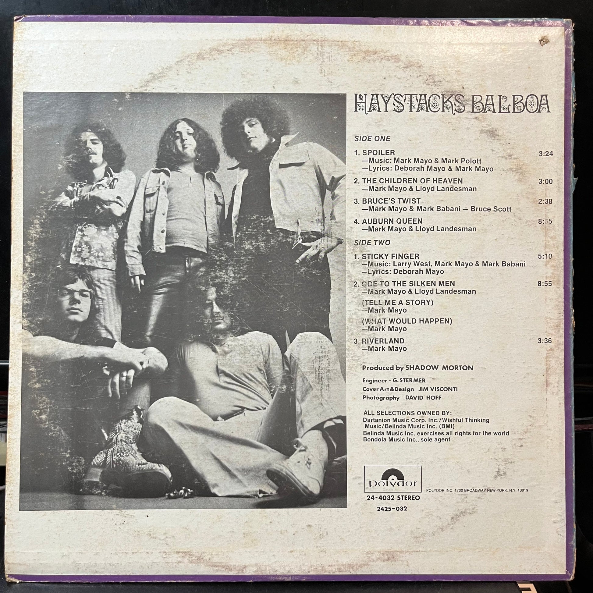 Haystacks Balboa - Haystacks Balboa (VINYL LP POLYDOR 2425 032 1970) | USED - ROCK/HARD / USED *NEAR MINT*