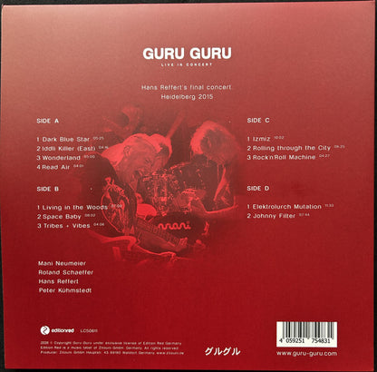Guru Guru - Live In Concert (VINYL 2xLP) | NEW - ROCK/KRAUTROCK *SEALED*