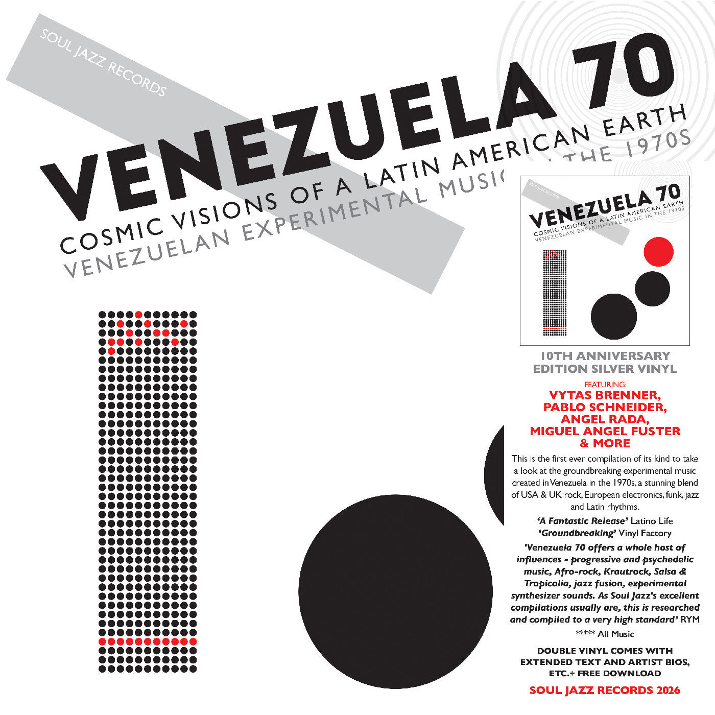 Soul Jazz Records presents - (PRESALE 8/7/26) VENEZUELA 70: Cosmic Visions Of A Latin American Earth (CD) | Mint Mint - ROCK/LATIN *NEW*