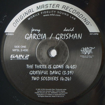 Jerry Garcia / David Grisman | Mint (M) Mint (M)