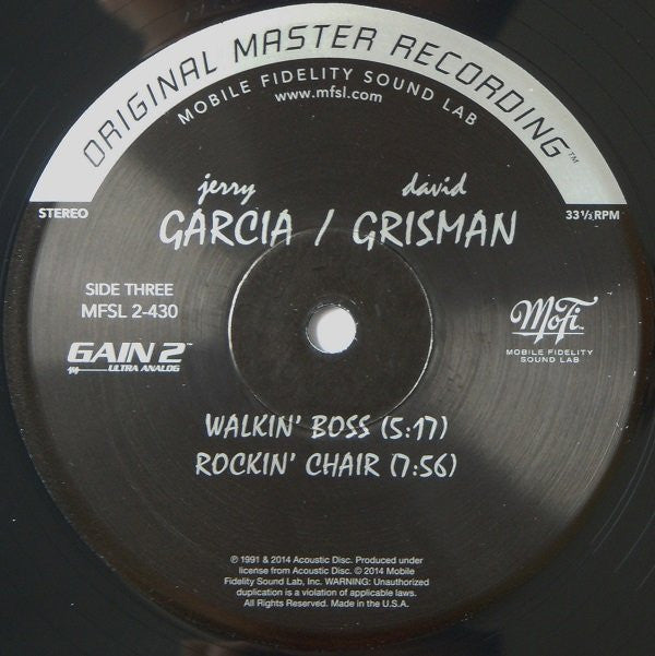 Jerry Garcia - Jerry Garcia / David Grisman | Mint (M) Mint (M) - ROCK *SEALED/MFSL*