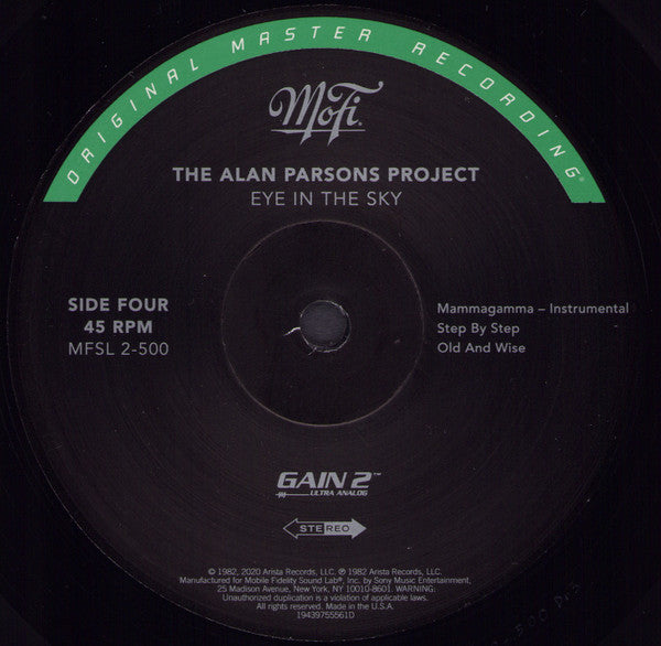 Eye In The Sky | Mint (M) Mint (M) - ROCK *MFSL*