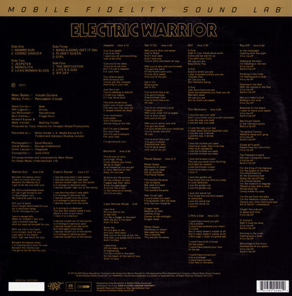 T. Rex Electric Warrior 2xLP Mint (M) Mint (M)