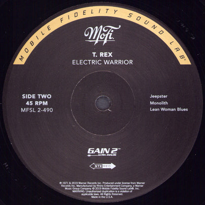 T. Rex Electric Warrior 2xLP Mint (M) Mint (M)