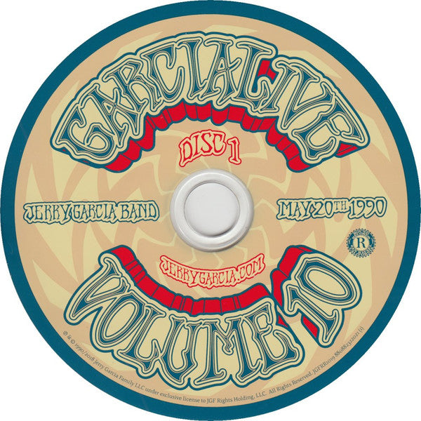 GarciaLive Volume 10 (May 20th, 1990 Hilo Civic Auditorium)(CD) | Mint (M) - ROCK *NEW/CD*