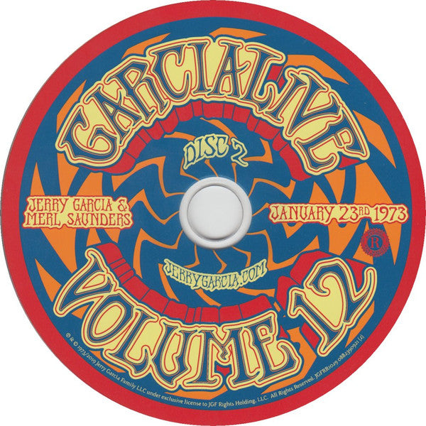 GarciaLive Volume 12 (January 23rd, 1973 The Boarding House) (CD) | Mint (M) Mint (M) - ROCK *NEW/CD*