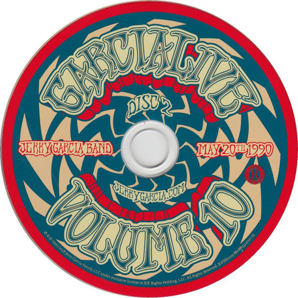 GarciaLive Volume 10 (May 20th, 1990 Hilo Civic Auditorium)(CD) | Mint (M) - ROCK *NEW/CD*