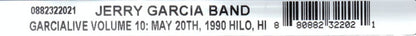 GarciaLive Volume 10 (May 20th, 1990 Hilo Civic Auditorium)(CD) | Mint (M)