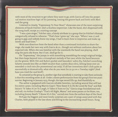 GarciaLive Volume 12 (January 23rd, 1973 The Boarding House) (CD) | Mint (M) Mint (M) - ROCK *NEW/CD*