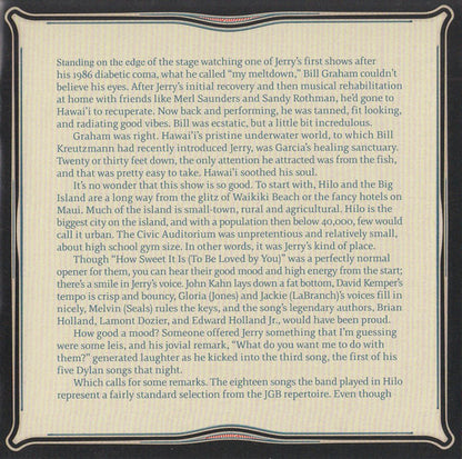 GarciaLive Volume 10 (May 20th, 1990 Hilo Civic Auditorium)(CD) | Mint (M)